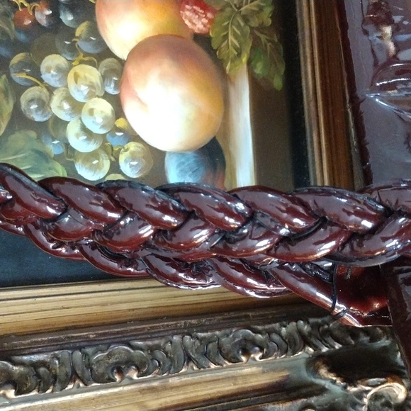 Valentino Garavani Handbag Burgundy patent Leather Braided Handle SOLD SOLD SOLD - Picture 14 of 15